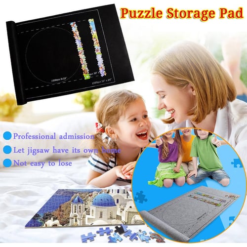 Jigsaw Puzzles Mat Roll Up Puzzle Saver Tapis Portable Puzzle Pad
