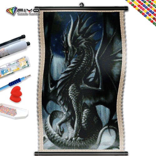 Diamond Painting Animal Dragon Full Square Drill Mosaic Embroidery Cross  Stitch Home Decor 5D DIY Art