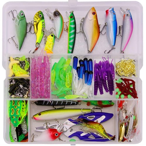  Fishing Hooks Kit  257 Pcs Fishing Tackle Box with  Tackle,Bass Fishing Kit, Bead Swivel Fishing Hooks, Fishing Tackle and  Equipment for Crappie Blue Gill Bass Zzn-jp : Sports & Outdoors