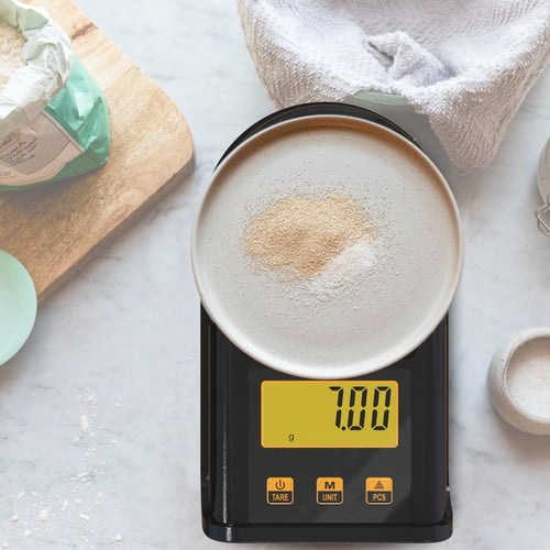 CR Scale Digital Pocket Scale - 1pc Premium Digital Food Scale 100g by  0.01g Digital Grams Scale Digital Scale Weight Scale Kitchen Scale Black  Gram