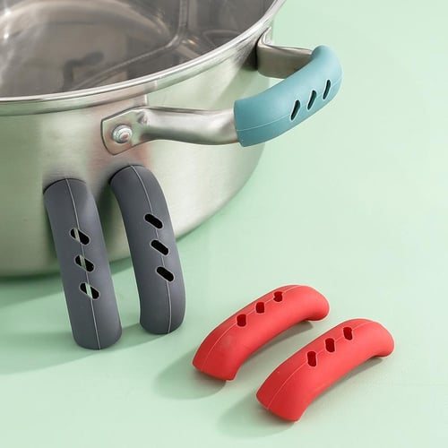 Silicone Anti-scalding Oven Gloves Mitts Kitchen Silicone Gloves Tray Dish  Bowl Holder Baking Insulation Hand Clip