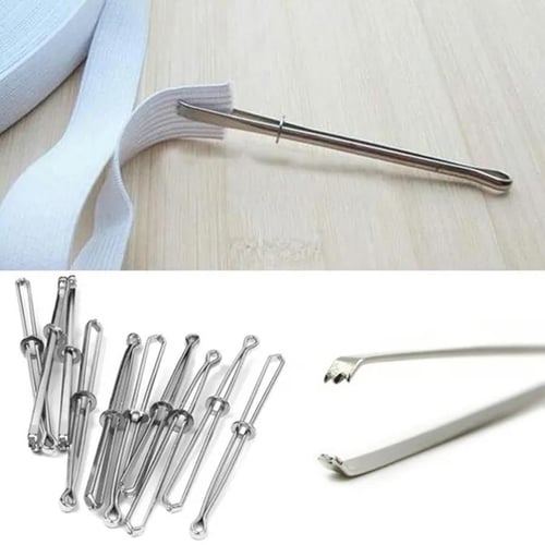 Set Of Drawstring Threader Tool, Sewing Machine Flexible Long Drawstring  Threader, Crochet Hook, Craft Metal Tweezers