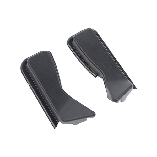 2PCS Rear Windshield Heating Wire Protection Cover Black ABS For