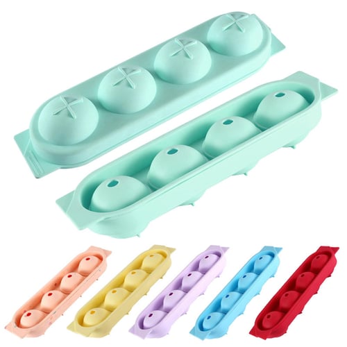 Silicone Ice Cube Mold 6 Lattice Ice Tray Bar Kitchen Ice Cube Tray with  Lid Ice Cube Maker for Whiskey Cocktail Summer Drinking