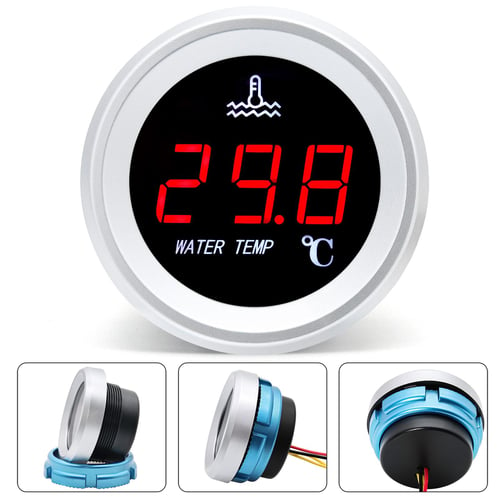 Water Temp Gauge 2' 52mm Water Temperature Gauge Car Meter with Warning  Sign - China Temperature Gauges, Temperature Gauge Prices