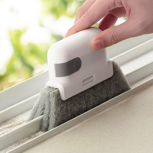 Multifunctional Cleaning Brush Glass Scraper Window Sill Gap Track