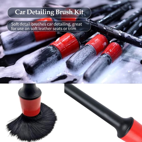 26Pcs Car Brush Set - Detailing Drill Brushes, Buffing Sponge Pads,  Cleaning Tools for Interior, Exterior, Wheels - Car Accessories Kit