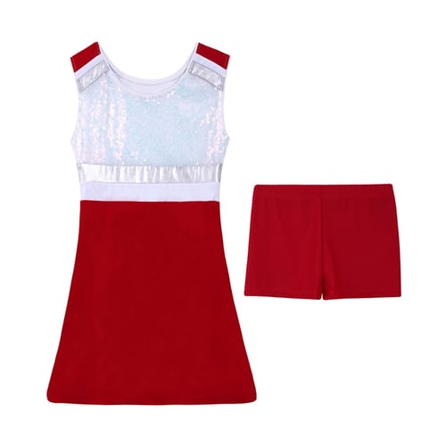 Kids Girls 2 Piece Tennis Golf Dress Clothes Set Sleeveless Sports Dress  and Booty Shorts Dancewear - buy Kids Girls 2 Piece Tennis Golf Dress  Clothes