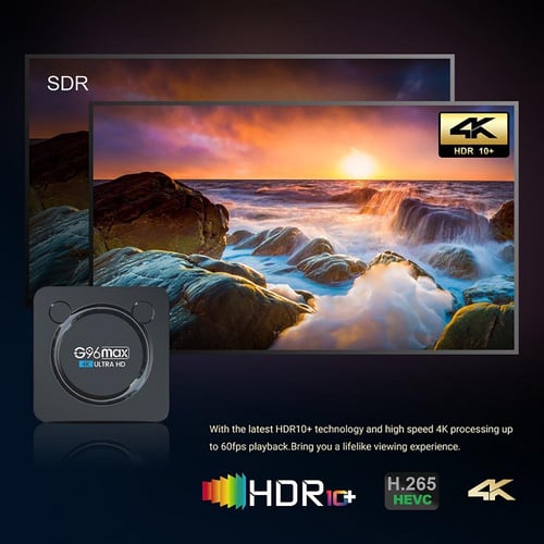 Box X96Q Max Smart TV 4GB / 64GB Android 10 w / Wifi and Bluetooth