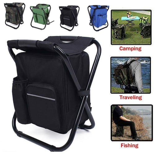Portable Folding Camping Fishing Chair Insulated Picnic Bag Hiking  Camouflage Seat Bag - buy Portable Folding Camping Fishing Chair Insulated  Picnic Bag Hiking Camouflage Seat Bag: prices, reviews