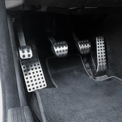 Steel Car Foot Rest Pedals Dead Pad Cover For Mercedes-Benz A B C E S GLC  Class