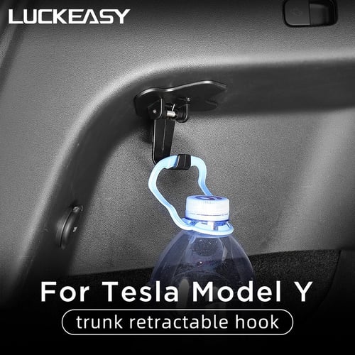 For Tesla Model Y 2022 Car Rear Trunk Retractable Hook Auto