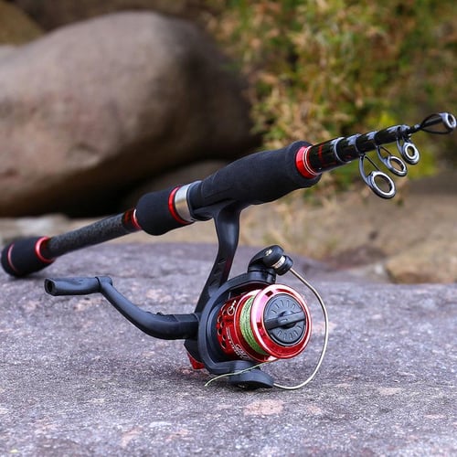 Fishing Rod Telescopic and Spinning Fishing Reel Saltwater Freshwater  Traveling Fishing Tackle Set - buy Fishing Rod Telescopic and Spinning  Fishing Reel Saltwater Freshwater Traveling Fishing Tackle Set: prices,  reviews