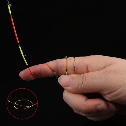 Titanium Alloy LED Raft Tip Repair Replacement Half Full Titanium Alloy  Eye-catching Painting Fishing Rod Fishing Tackle