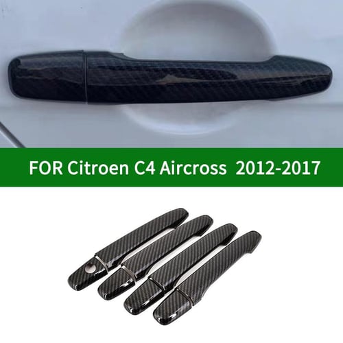 Cheap Chrome silver car side Door Handle Covers Trims For Citroen C4  Aircross 2012-2017 2013 2014 2015