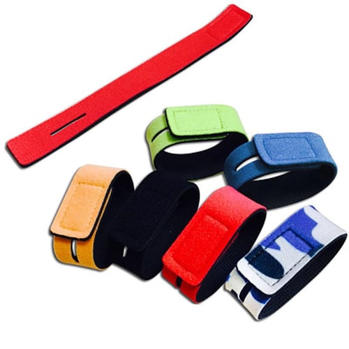 Kung Pao Chicken)Fishing Rod Tie Strap Belt Tackle Elastic Wrap