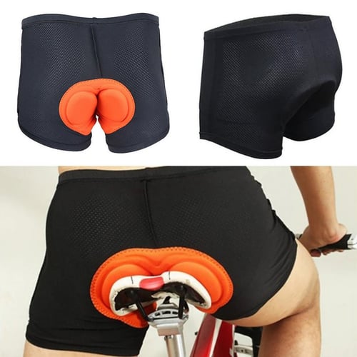 Men Bicycle Bike Sport Outdoor Underwear Sponge Padded Boxers