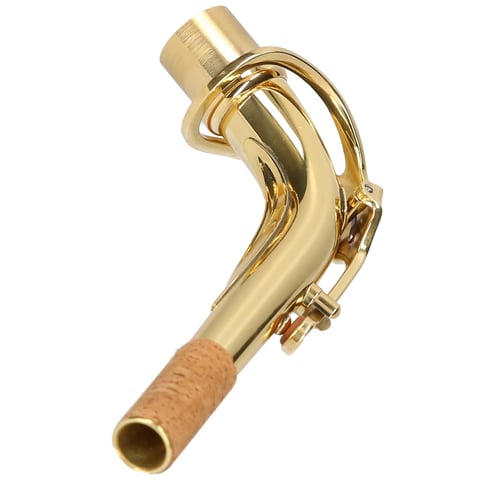 Cheap Gold Color Brass Alto Voice Saxophone Elbow Bend Neck for Saxophone  Accessories