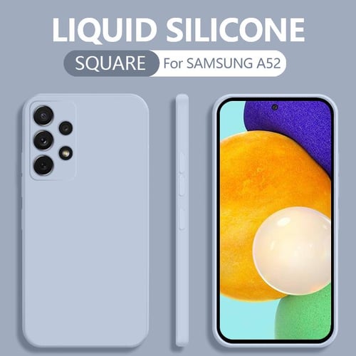 Kaufe Candy Color Soft Slim Liquid Silikon Rückseite Hülle für Samsung  Galaxy S24 S23 FE S22 Ultra Note 20 Ultra A12 A32 A42 A52 A80 5G A51 A71  A50 A70