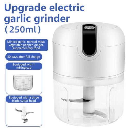 250ml Electric Garlic Masher Garlic Mud Artifact Meat Grinder