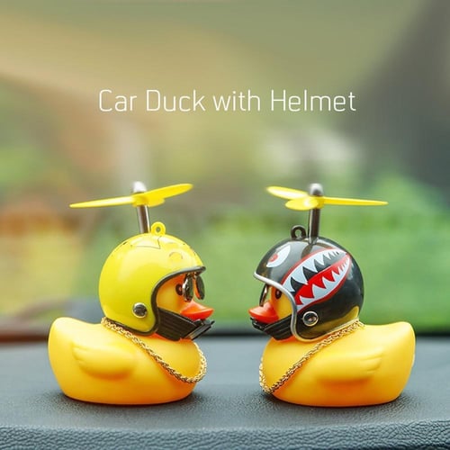 rubber duck with bike helmet