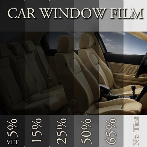 1 Roll 50cm X 3m 1/5/15/25/35 Percent VLT Window Tint Film Glass Sticker  Sun Shade Film for Car UV Protector foils Sticker Films