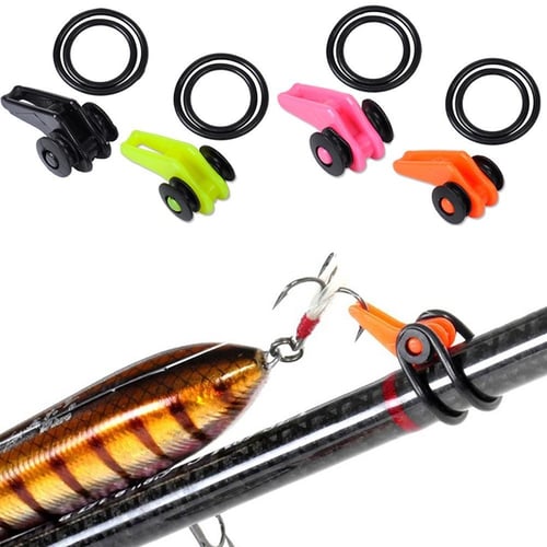 10Pcs Adjustable Fishing Rod Hook Keeper Lure Bait Jig Holder with Rubber  Rings - buy 10Pcs Adjustable Fishing Rod Hook Keeper Lure Bait Jig Holder  with Rubber Rings: prices, reviews