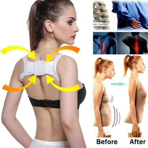 Chest Brace up for Women X-Strap Back Support Bra Tops Shapewear