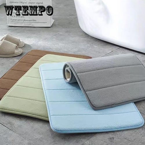 Bathroom Entrance Water Absorption Mat, Toilet Anti-slip Door Mat