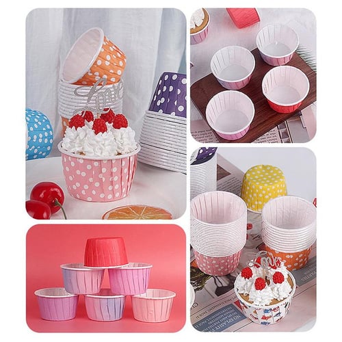 Silicone Baking Cups,12pcs-Reusable Baking Cups Wrappers Molds for Baking,  Muffin Cupcake Liners Wrappers & Dishwasher Safe