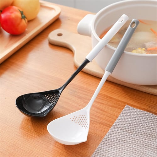 Multifunctional Wheat Straw Soup Ladle, Skimmer, Spoon, Hot Pot Ladle With  Filter, Long Handle, Kitchen Utensils