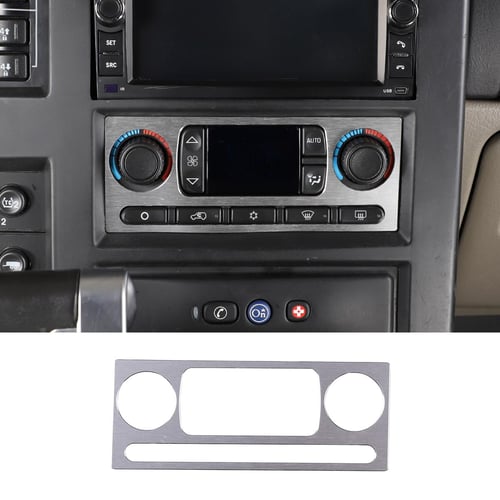 car interior stickers Fit For Hummer H2 2003-2009 Aluminum Alloy