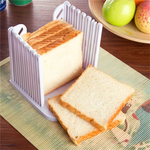 Bread Cutter, Homemade Bagel Loaf Bread Slicer Machine, Knife Cutting  Machine Guide, Large Bamboo Bread Adjustable Storage Pan Container, Toast  Slicing Sandwich Rack Holder Slice Tools, Plastic Cheese Knife Home Wood  Kitchen