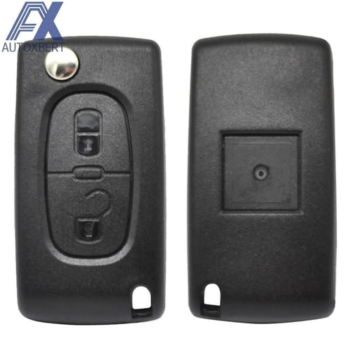 Buttons Key Shell Compatible Ce0523 Folding Flip Key For Peugeot