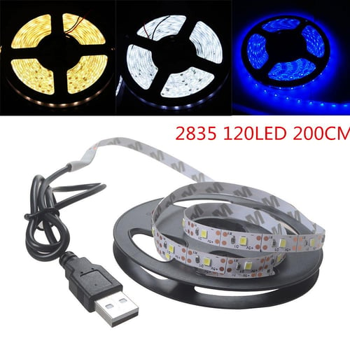 Usb Led Strip Light 1M 2M 3M 4M 5M/Warm White/White/Rgb 2835 Backlighting  Decorative Lights