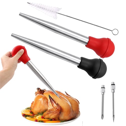 1 Set Durable Turkey Baster Tube Pump Dishwasher Safe Roasting Easy to  Clean Meat Poultry Beef Flavor Baster Pump Pipe
