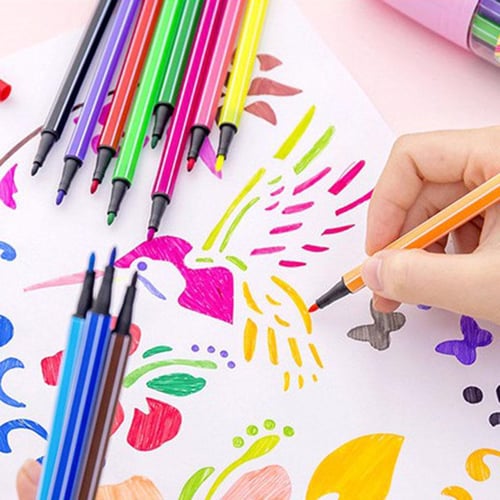 Toyshine Washable Watercolor Colouring Kit Art Markers Pens for