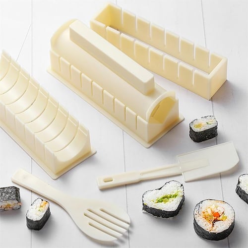 Kitchen Sushi Maker Kit Rice Roll Mold Bazooka Style Easy Sushi Roller Maker  .