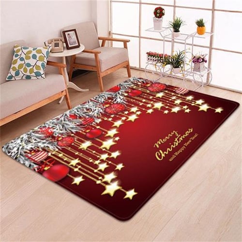 Cartoon Bathroom Water-absorbing Mat, Decorative Festival Doormat