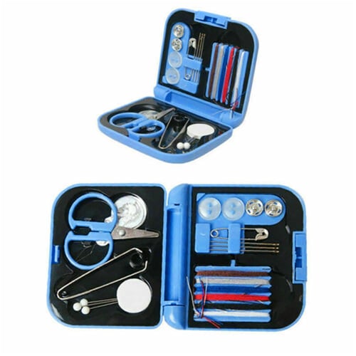 Mini Sewing Kits DIY Multi-function Portable Buttons Pins Storage Boxes Set  Scissor Needles Thimble Threads Sewing Accessories