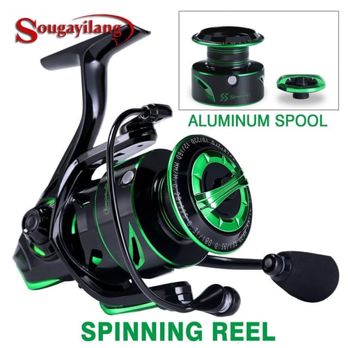 Sougayilang Fishing Reel 1000-7000 Spinning Reel Aluminum Spool
