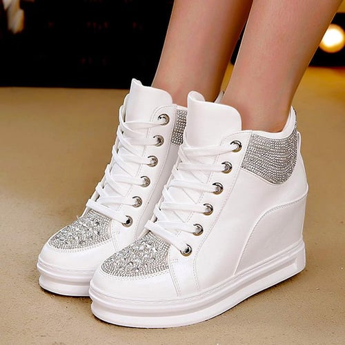 women's sneakers with wedge heels