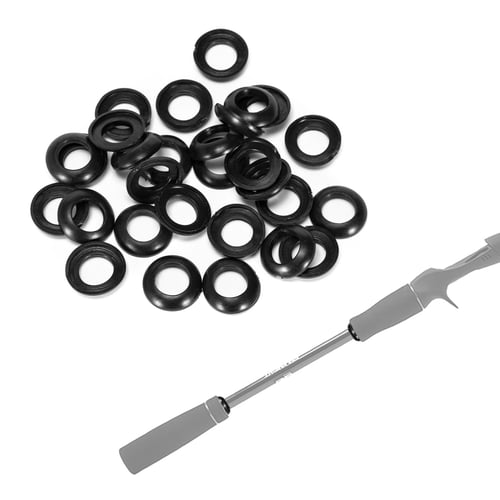 50pcs PVC Rubber Winding Check Ring Fishing Rod Building Components for Fly  Spinning Casting Rods - buy 50pcs PVC Rubber Winding Check Ring Fishing