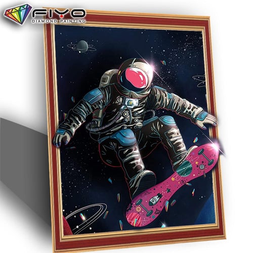 5D Diamond Painting Skate Board Unicorn Kit