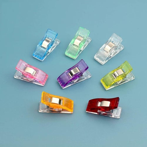 Clips For Sewing, 50pcs Sewing Clips Plastic Quilting Crafting
