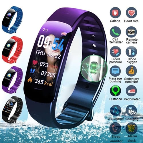 C1 Smart Bracelet Heart Rate Blood Pressure Monitor Smart Band Men Sport  Smart Wristband Waterproof Kids Pedometer - Buy C1 Smart Bracelet Heart  Rate Blood Pressure Monitor Smart Band Men Sport Smart