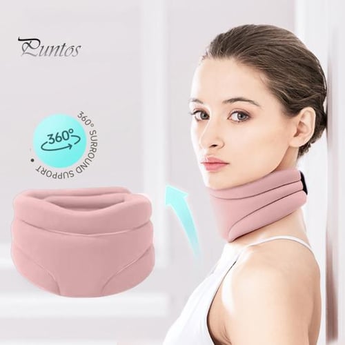 Neck Support Collar Cervical Brace Traction Correction For Ease
