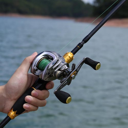 Cheap 18BB 7.2:1 Baitcasting Fishing Reel Magnetic Brake Baitcaster Reels  for Bass Trout Salmon Fishing