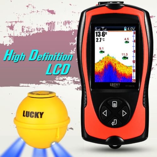 LUCKY Portable Fish Finder 147ft/45m Water Depth Sonar River Lake Sea  Wireless Alarm Fish Finder - buy LUCKY Portable Fish Finder 147ft/45m Water  Depth Sonar River Lake Sea Wireless Alarm Fish Finder