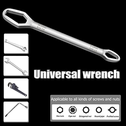 Double End Multifunctional Universal Wrench 8-22m Adjustable Torque Wrench  All In One Tool Nut Spanner Car Repair Tools